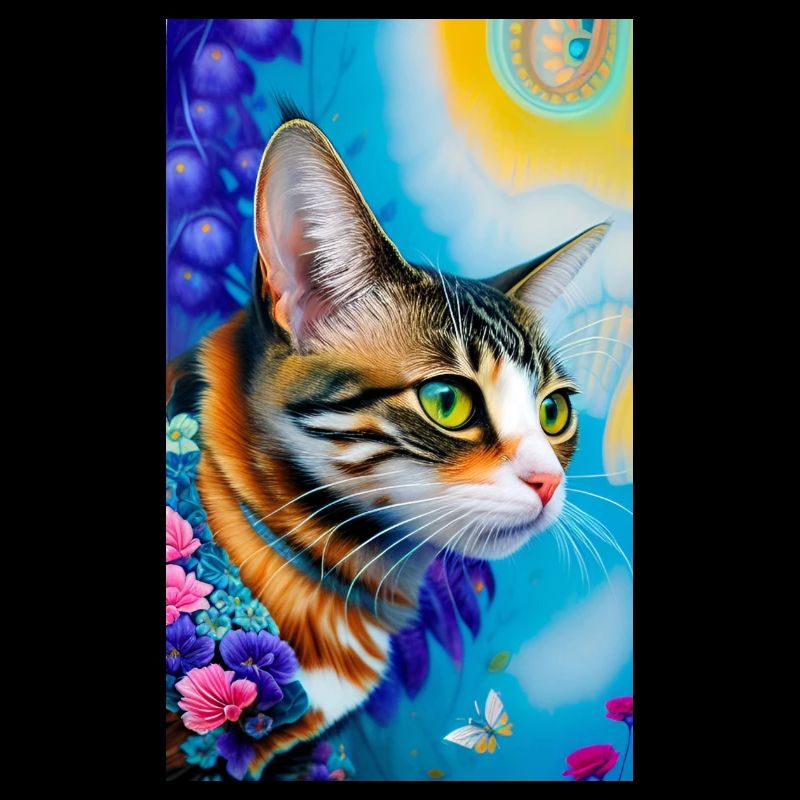 Wunderbare kurzhaarige Hauskatze