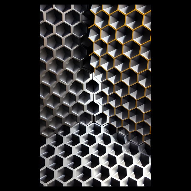 Metallic Cartesian Design