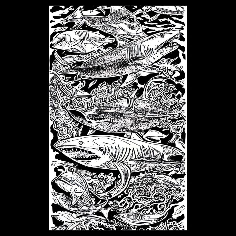 Requin | Grand requin blanc | Créature marine | Poisson