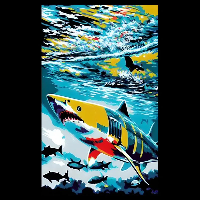 Requin | Grand requin blanc | Créature marine | Poisson