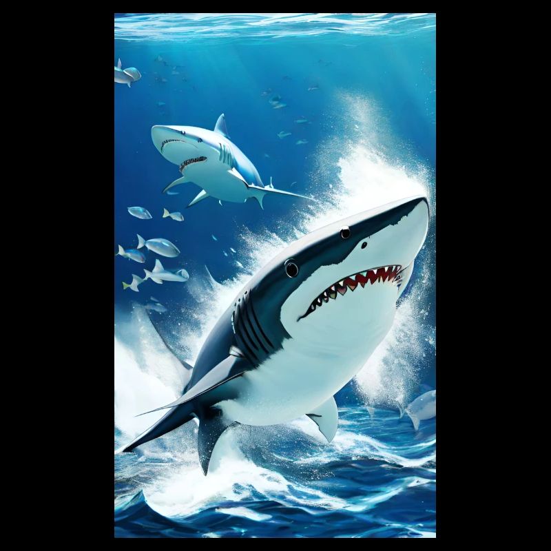 Requin | Grand requin blanc | Créature marine | Poisson