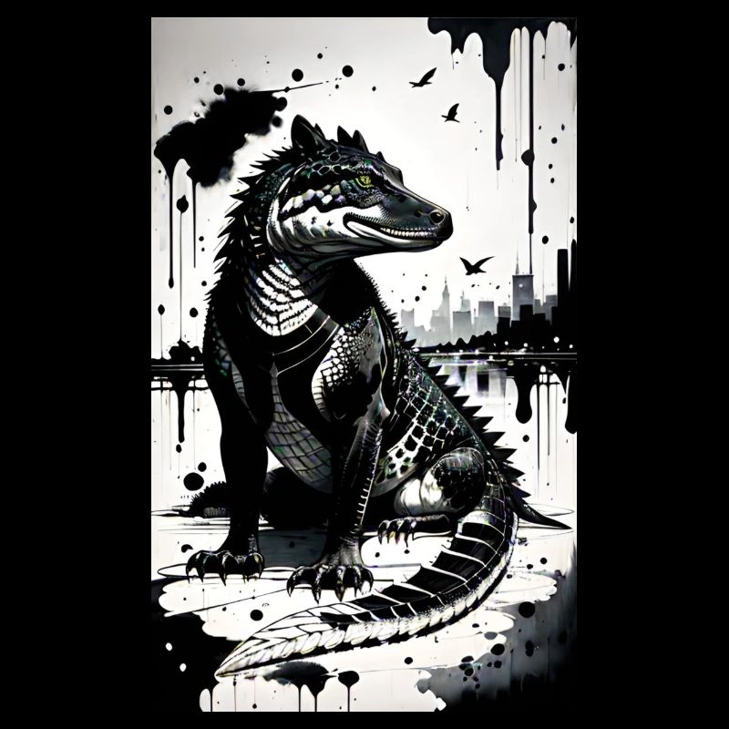 Krokodil Kunst