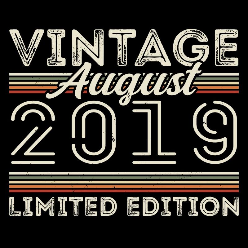August 2019 Legende seit August 2019 Vintage 2019