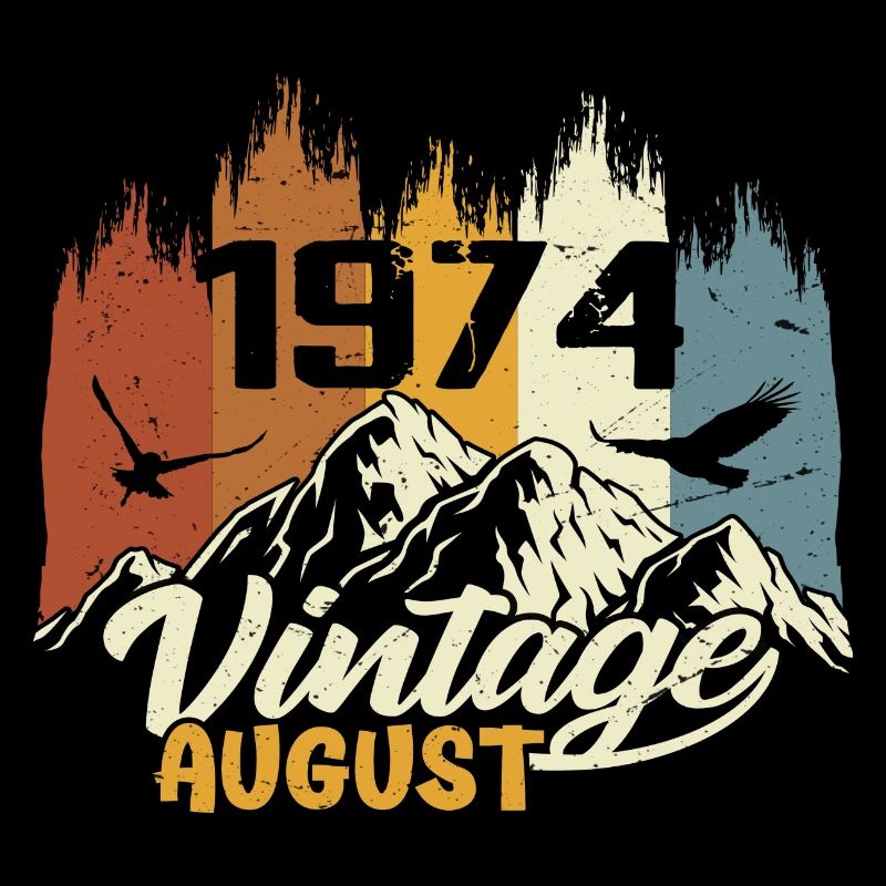 Legendary Since August 1974 Birthday Gift 1974