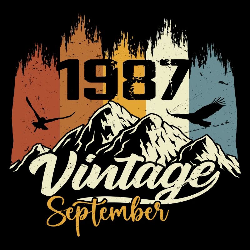 Legends Were Born In September 1987 Vintage 1987