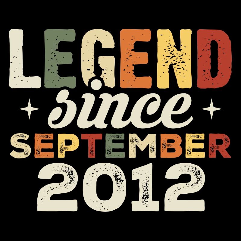 Legendär seit September 2012 Geburtstag September