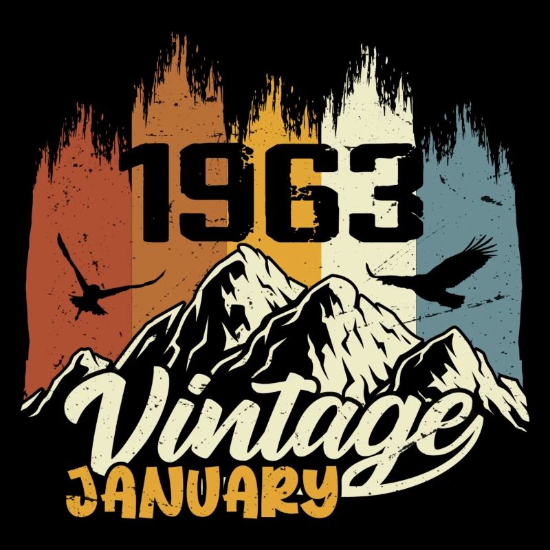 Anniversaire Janvier 1963 - Cadeau Janvier 1963