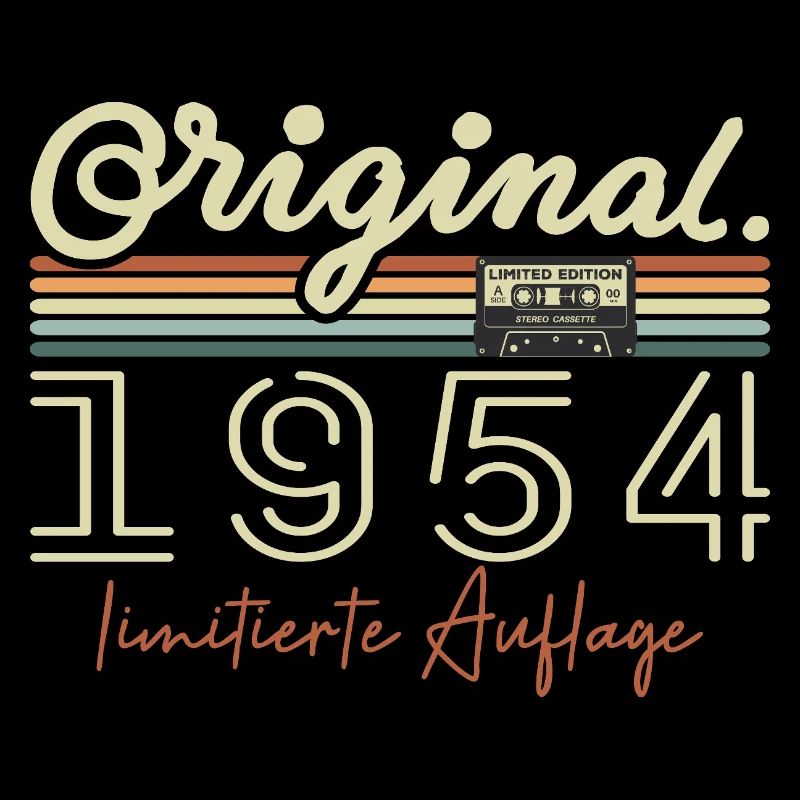 Original 1954 Millésime 1954 Anniversaire Rétro 1954