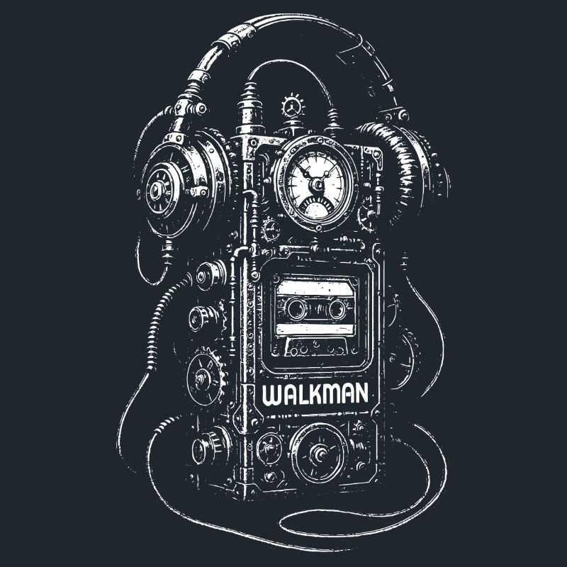 Walkman steampunk rétro
