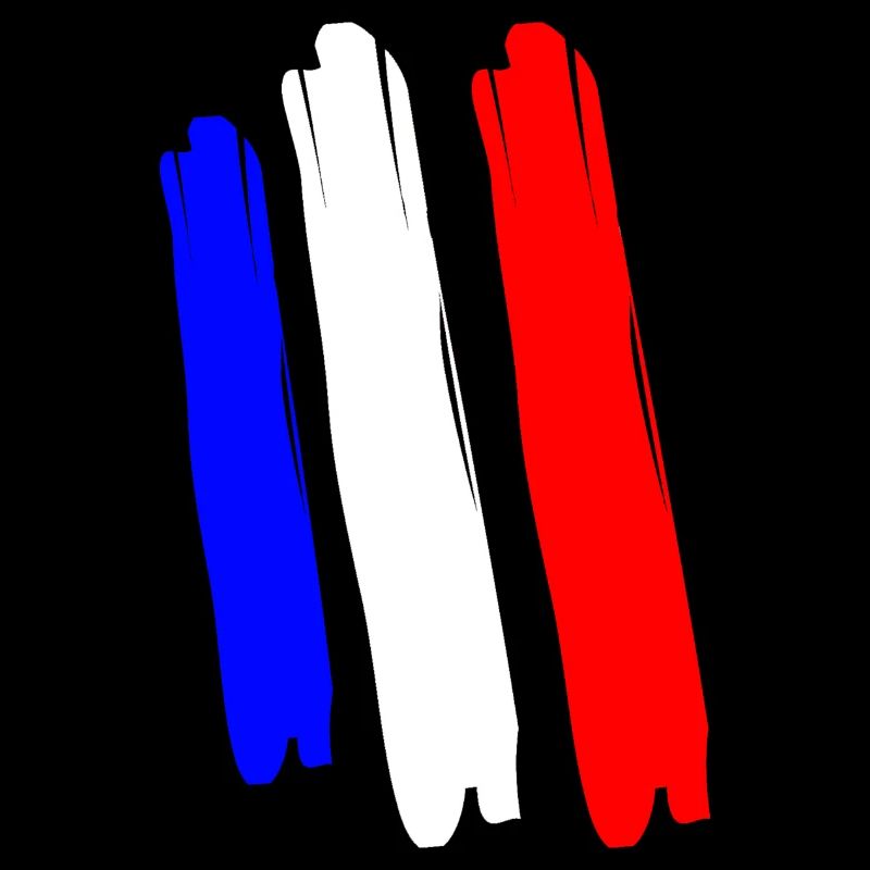 France France Lettrage de déclaration avec drapeau