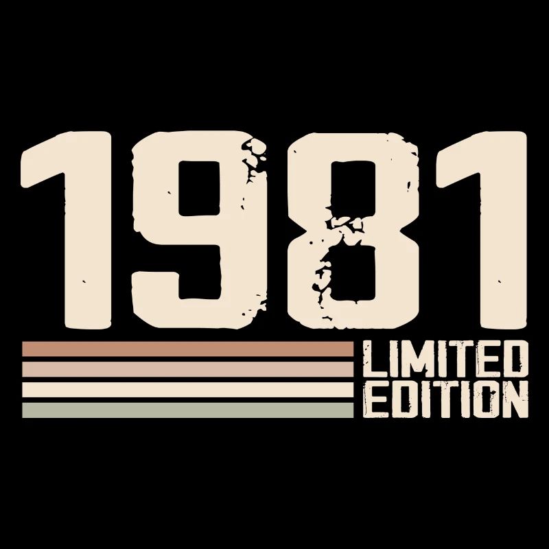 1981 Millésime 1981 Anniversaire 1981 Rétro 1981
