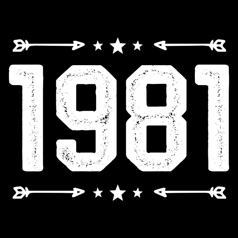 Millésime 1981 Millésime 44ème anniversaire 1981.