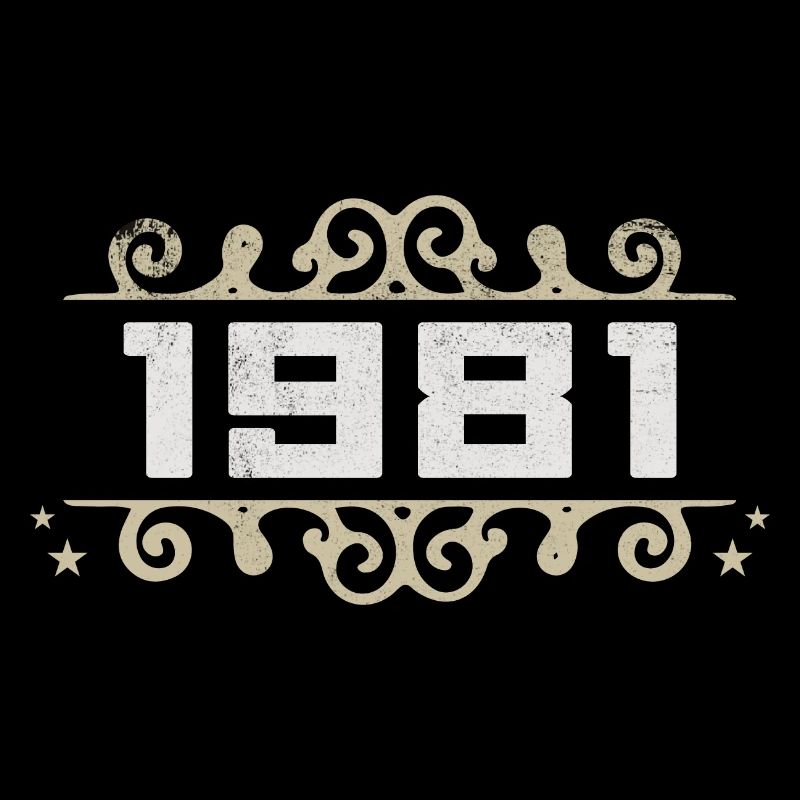 Millésime 1981 Rétro Anniversaire 1981 Millésime 1981