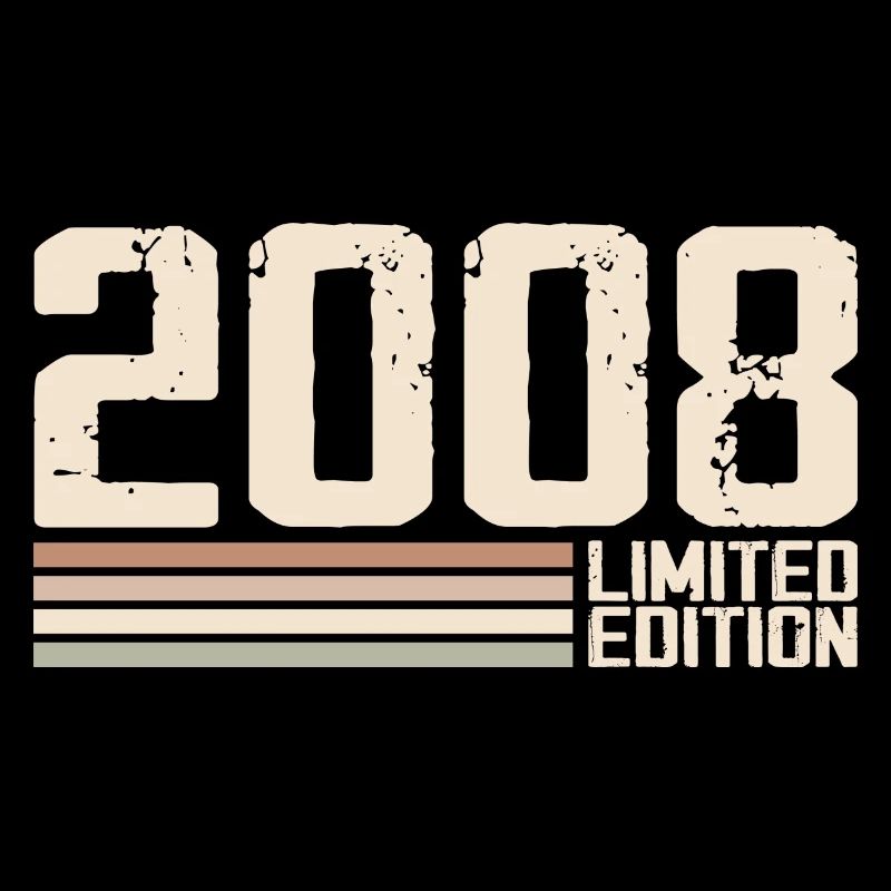 2008 Millésime 2008 Anniversaire 2008 Rétro 2008