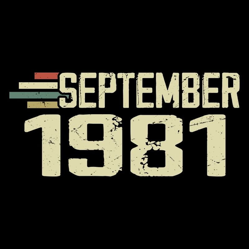 September 1981 Vintage Geschenkidee September 1981
