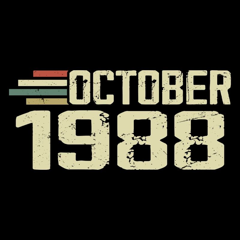October 1988 - Birthday in October 1988