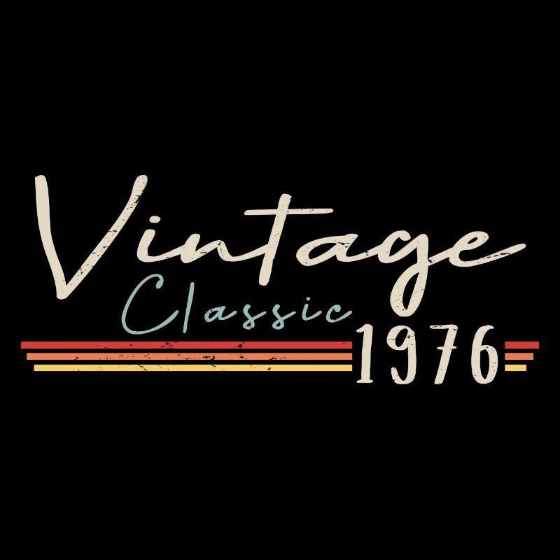 Vintage Original since 1976 Geburtstag Retro 1976