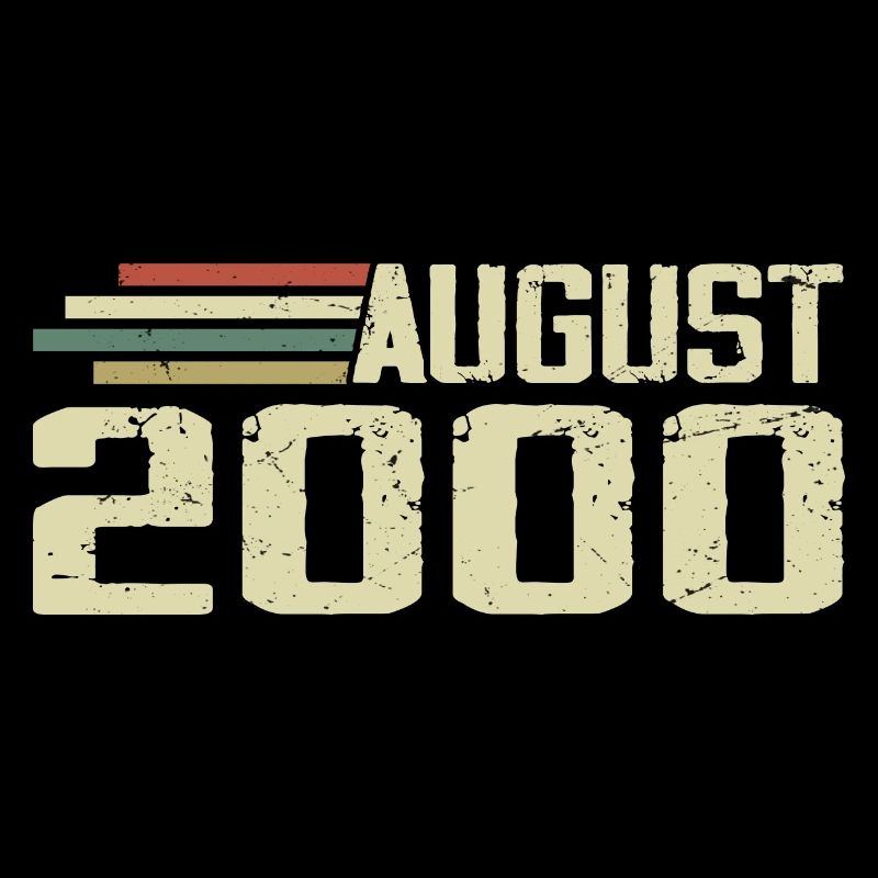 Geboren August 2000 Jubiläum August 2000 Jahrgang