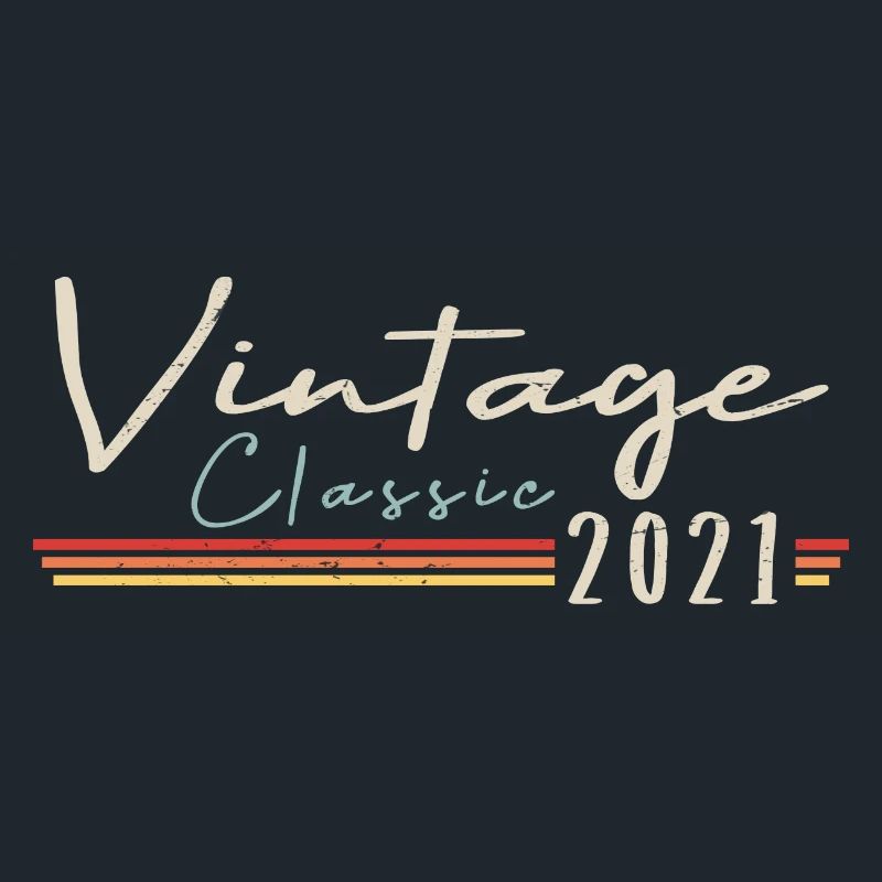 Vintage Original since 2021 Geburtstag Retro 2021