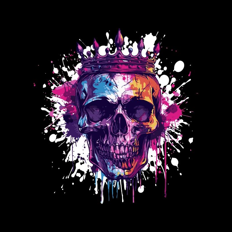 King Skull Crown Royal