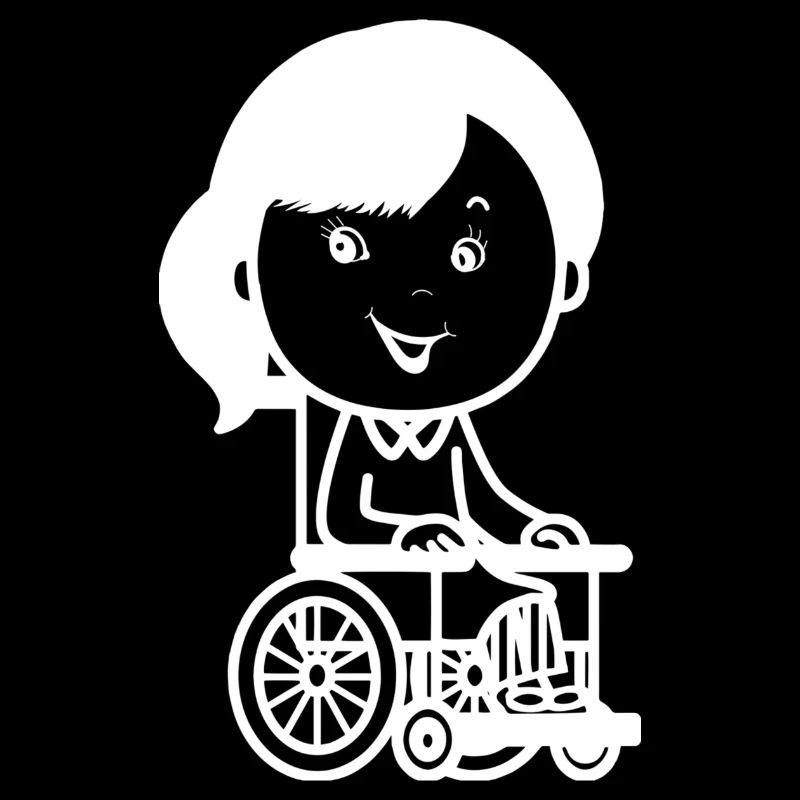 Frau im Rollstuhl