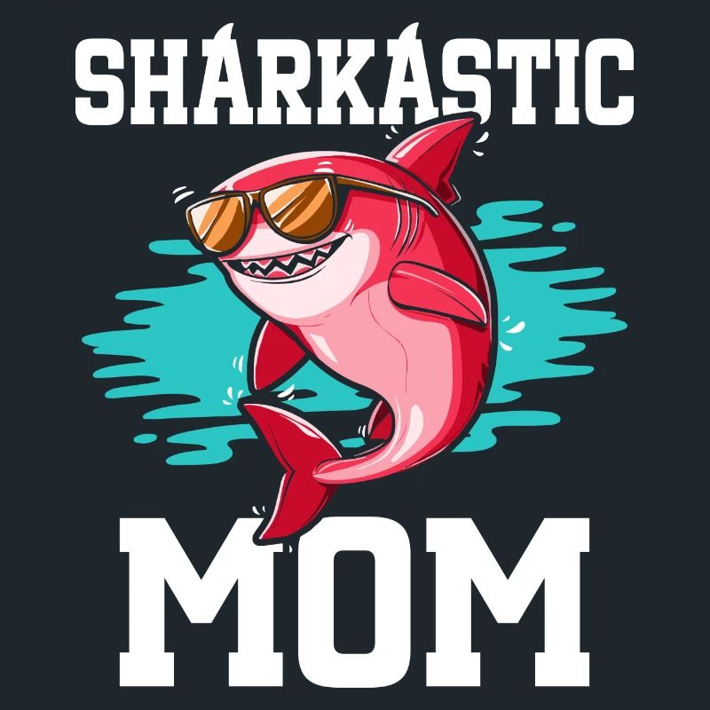 Sharkastic Mère Requin Blague Maman Sarcastique