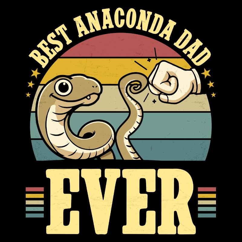 Papa Adore Anacondas Animal Serpent