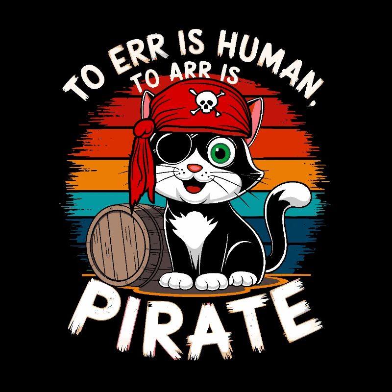 Chat Pirate Costume Carnaval Halloween Anniversaire