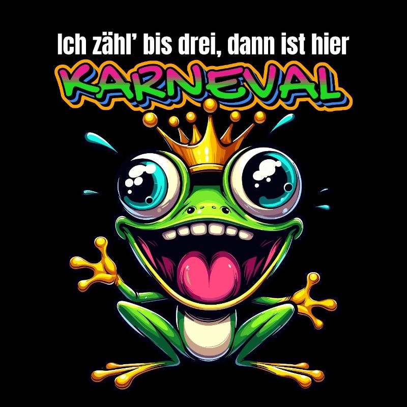 Carnival Frog Frog Prince Cologne Alaaf Funny
