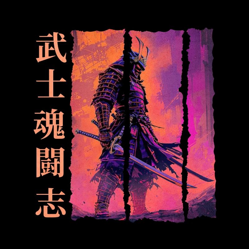 Samurai Krieger Ehre und Stärke Kampfgeist