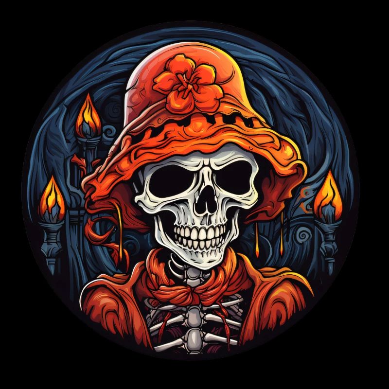 Crâne d’Halloween