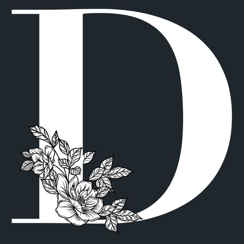 Lettre D Fleur