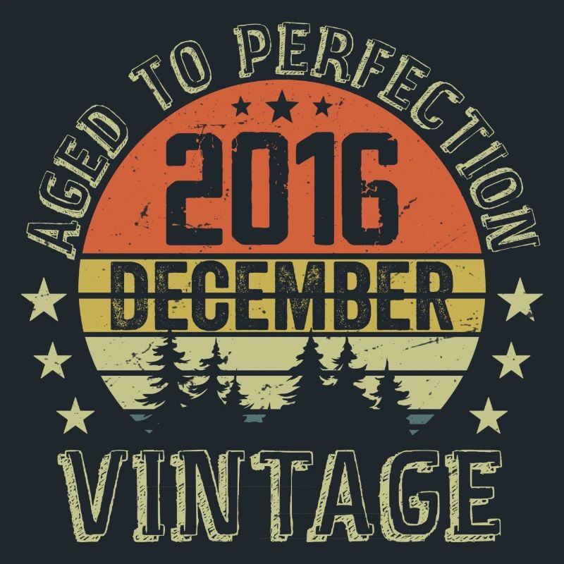 Retro Geburtstagsgeschenk - Geboren im Dezember 2016