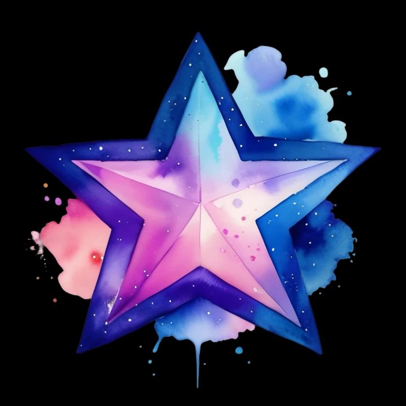 Farbtupfer: Stern