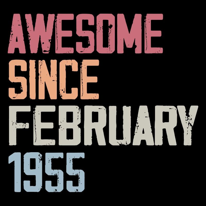 Février 1955, 69e anniversaire 1955 Fevrier 69 ans