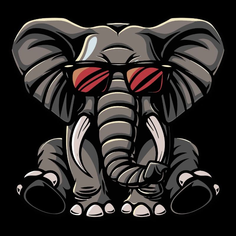 Éléphant Cool Animal