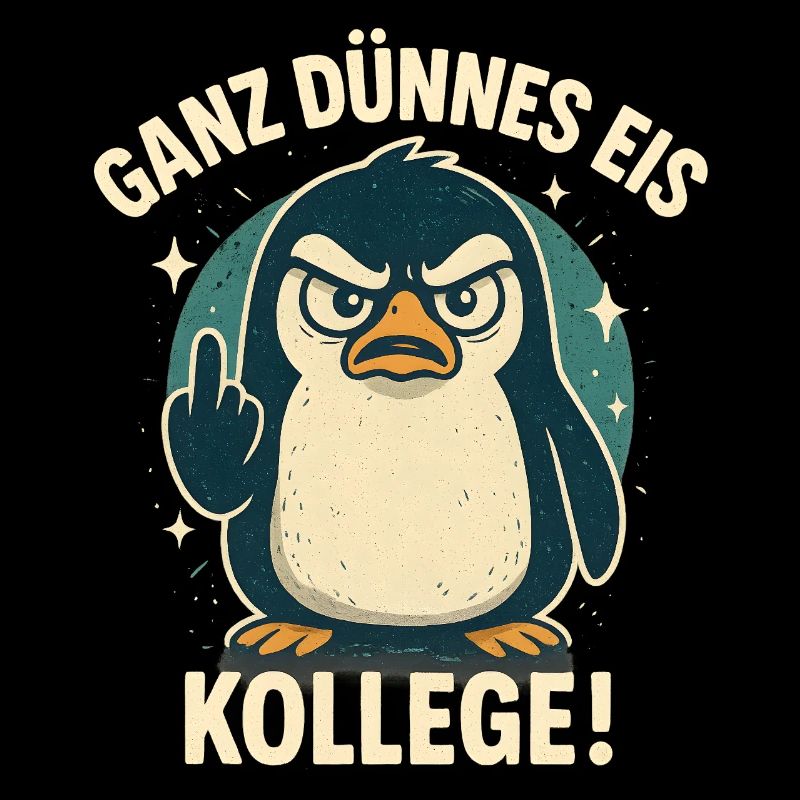 Good morning very thin saying penguin