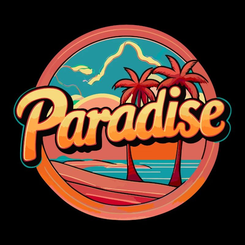 Paradis, Ciel, Ciel, Plage, Coucher de soleil