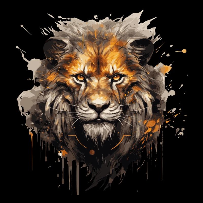 Tête de lion