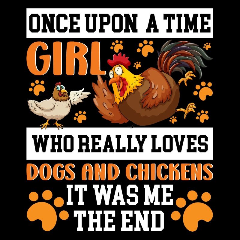 Chiens Poulets Fermiers Poulets Chiens Amants