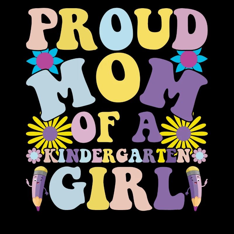 Stolze Mutter eines Kindergartenmädchens! Tochter