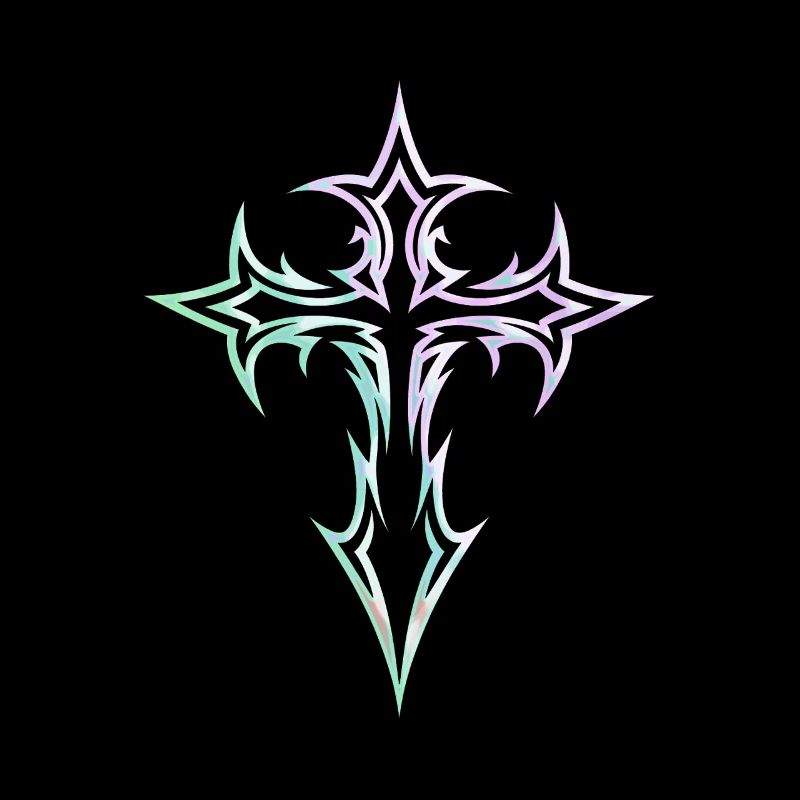 Goth Kreuz Y2K Emo Kreuz Gothic Aesthetic