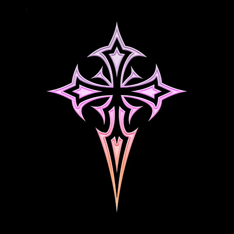 Goth Kreuz Y2K Emo Kreuz Gothic Aesthetic
