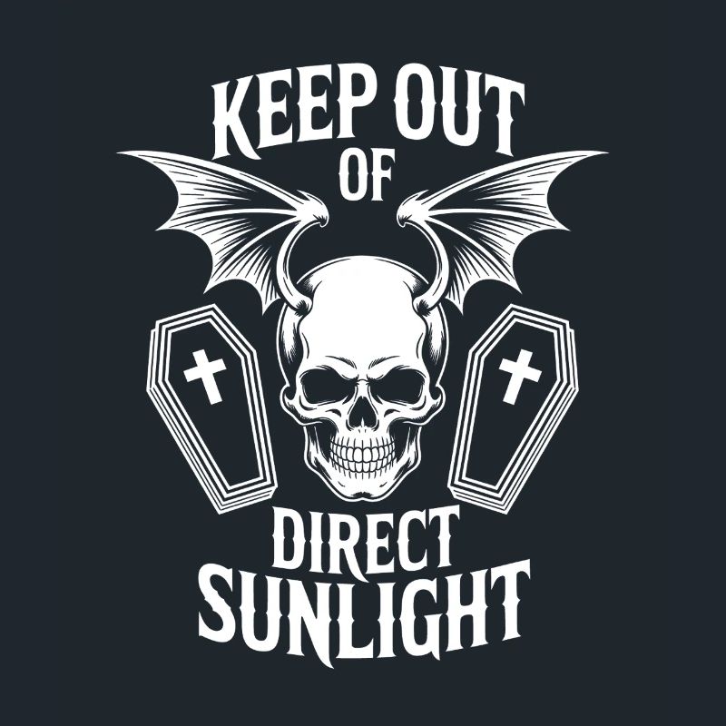 Tenir à l’abri de la lumière directe du soleil ! Vampire Goth Emo