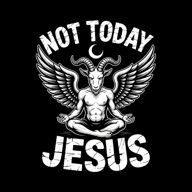 Not Jesus today! Satanist Atheist Goth Aesthetic