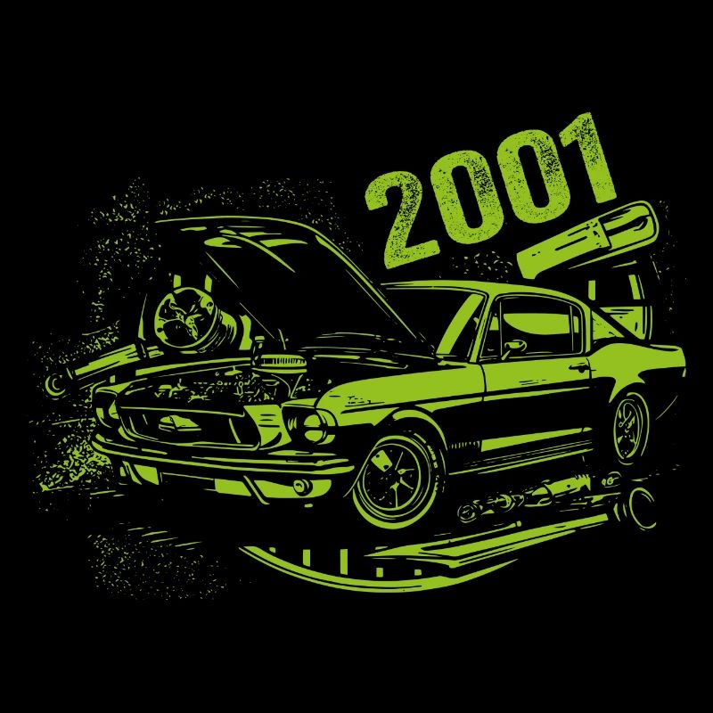 2001 Anniversaire Voiture Classique Modèle 2001 Millésime 2001