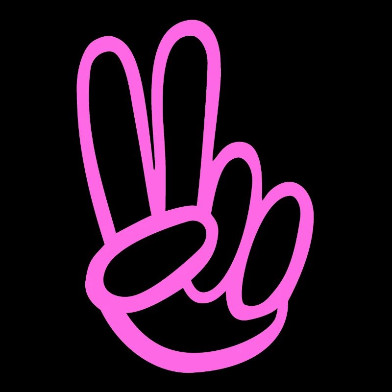 pink Peace lady like