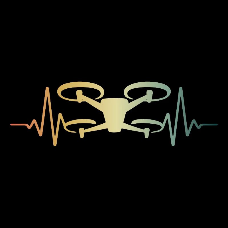 Heartbeat Drone Drones ECG Pulse