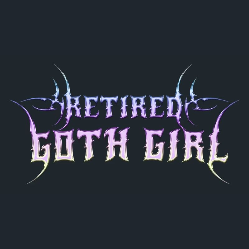 Retired Goth Girl! Gothic Emo Mädchen