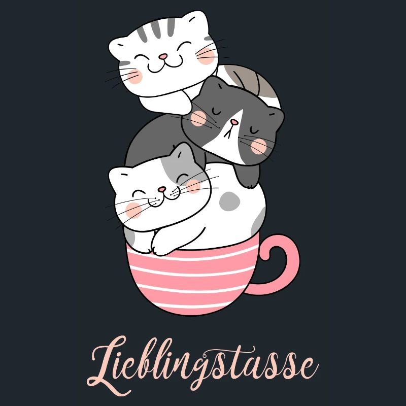 Trois bébés chat mignons chat motif chat